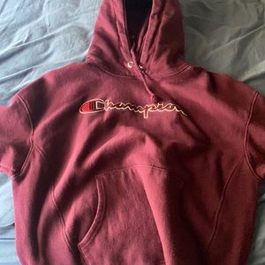 Champion hoodie burgundy medium